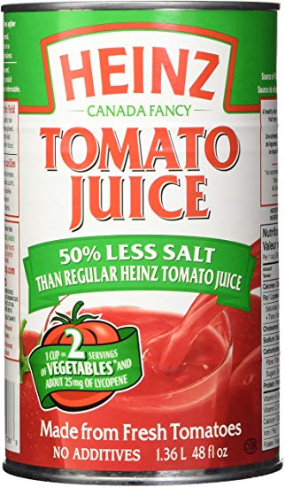 Heinz Tomato Juice Reduced Salt, 1.36L