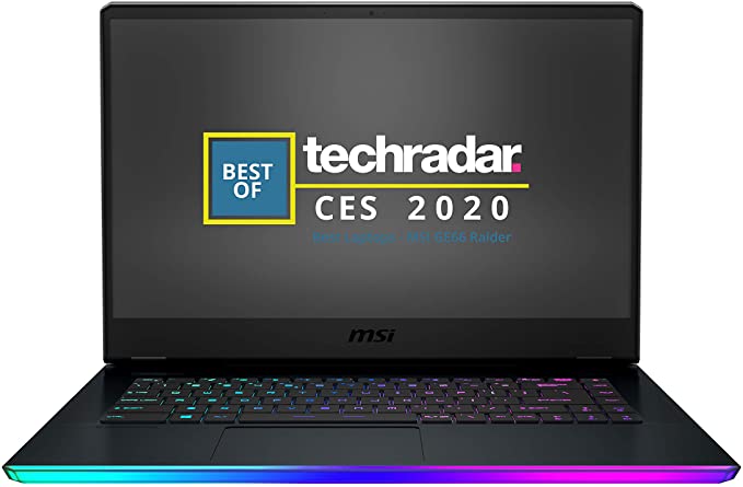 MSI GE66 Raider 10SF-045 15.6" 240Hz 3ms Gaming Laptop Intel Core i7-10750H RTX 2070 16GB 512GB NVMe SSD Win10 VR Ready