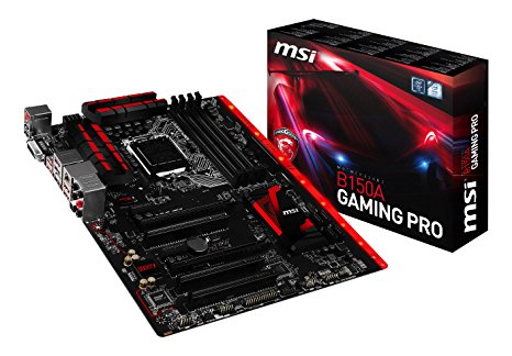 MSI Gaming Intel Skylake B150 LGA 1151 DDR4 USB 3.1 ATX Motherboard (B150A Gaming Pro)