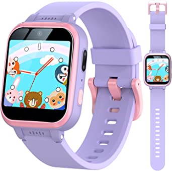 goopow Kids Smart Watch for Boys Girls 3-10 Years Old Toys,Touchscreen Digital Camera Watch with Games, Music Player, Pedometer,Best Birthday Christmas Festival Gifts for Boys Girls