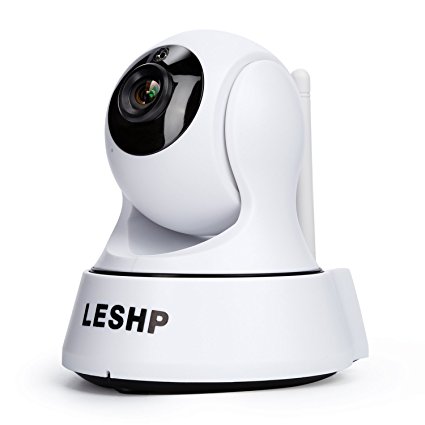 LESHP Wireless Wifi Security IP Camera 720P HD Baby Pet Monitor with Motion Detect,Day/Night Vision,2 Way Audio
