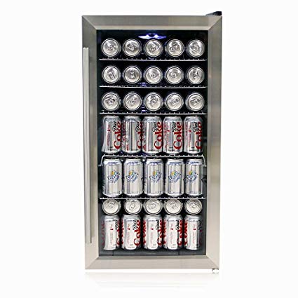 Whynter BR-125SD Beverage Refrigerator, Stainless Steel