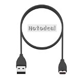 Hotodeal 33ft 1m Replacement USB Charger Cable for Fitbit Charge Hr Bands Wireless Activity Bracelet Wristband in Retail Package