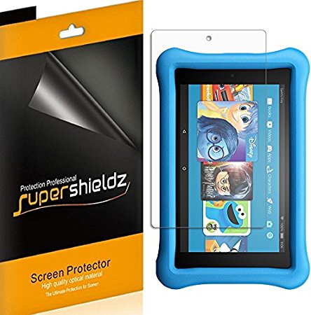 [3-Pack] Supershieldz for Anti-Glare & Anti-Fingerprint (Matte) Screen Protector for All-New Fire HD 8 Kids Edition Tablet 8" (2017 release)   Lifetime Replacements Warranty