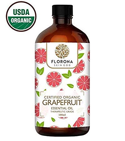 Florona Organic grapefruit Oil, 4 Oz USDA Certified Organic