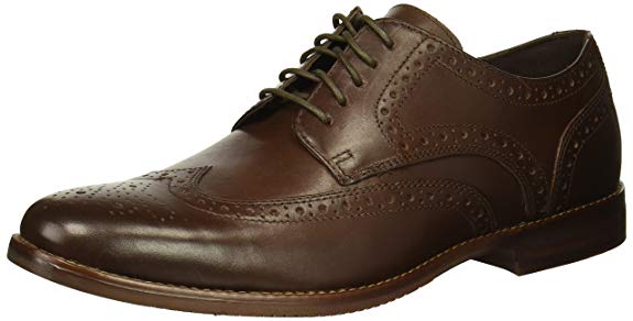 Rockport Men's Derby Room Wingtip Shoe in Black