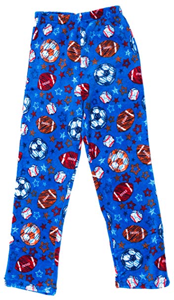 Prince of Sleep Plush Pajama Pants - Fleece PJs for Boys