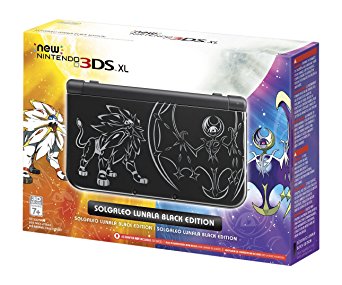 Nintendo New 3DS XL Solgaleo Lunala Black Edition