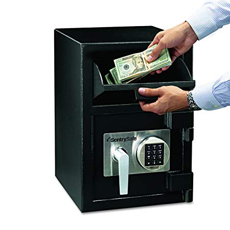 SentrySafe Depository Safe, Large Digital Money Safe, 0.94 Cubic Feet, DH-074E