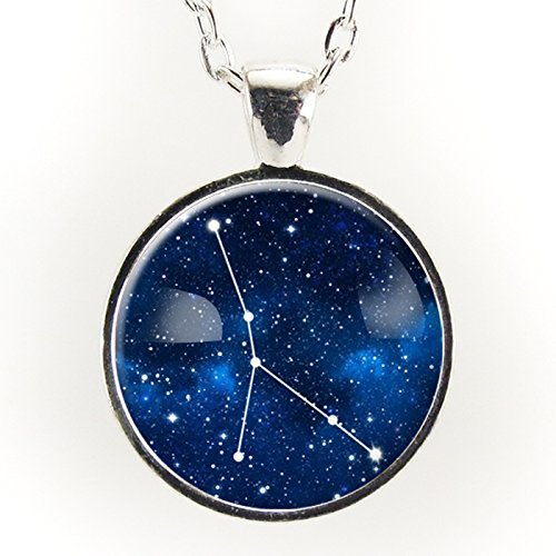 Cancer Constellation Necklace, Astrology Zodiac Pendant