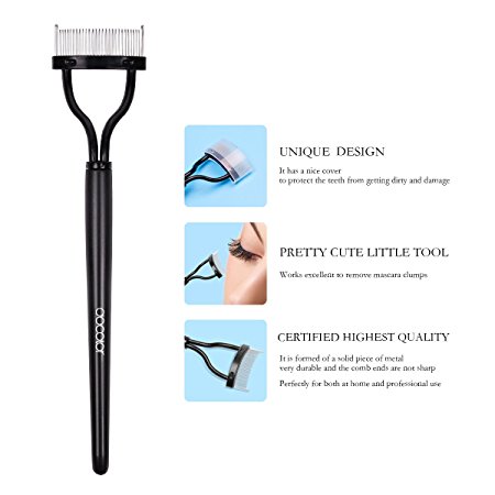 Docolor Professional Makeup Brush Tools (A-Pink Eyelash Comb)