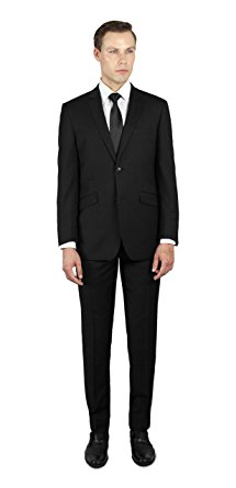 Alain Dupetit 100% Wool Men’s Two Button Suit in Many Colors