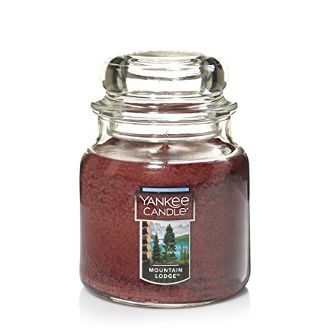 Yankee Candle Medium Jar Candle, Mountain Lodge