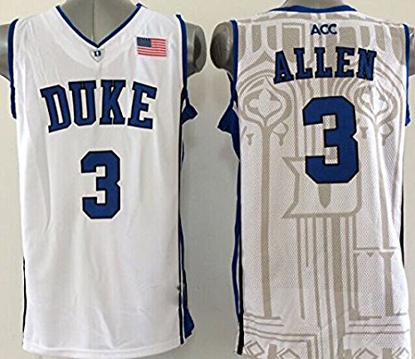Men's Duke Blue Devils NO.3 ALLEN Basketball Jersey NCAA Basketball Jersey for Men