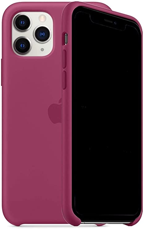 ForH&U Silicone Case Compatible for iPhone 11 Pro Max, Liquid Silicone Non-Slip Case Compatible with iPhone 11 Pro Max - 6.5 inch (Pomegranate)