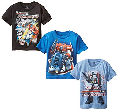 Transformers Boys' Boys  Assorted T-Shirt 3-Pack