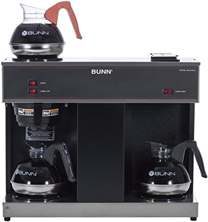 BUNN 04275.0031 VPS 12-Cup Pourover Commercial Coffee Brewer, with 3 Warmers (120V/60/1PH)