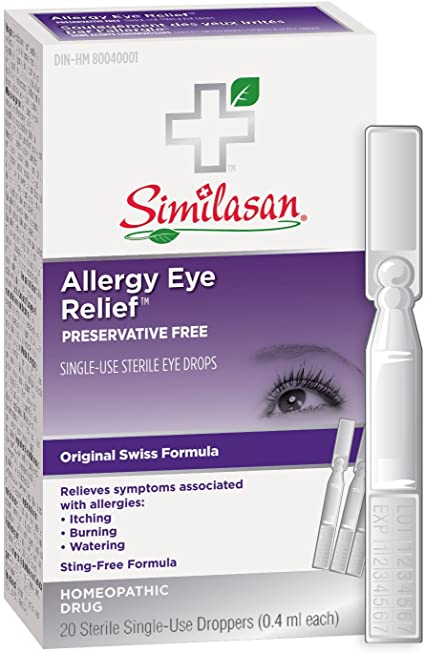 Similasan Allergy Eye Relief Monodose, 20 Count