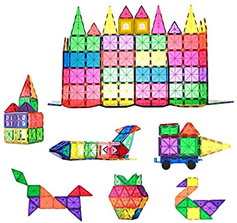 78pcs Magnetic Building Blocks for Kids - 3D Educational Construction Tiles Set- Super Durable with Strong Magnets and Superior Color-- Learning Construction Toy for Age 3 4 5 6 7 Years Old (78pcs)