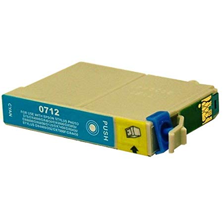 Cyan CiberDirect Compatible Ink Cartridge for use with Epson Stylus SX100 Printers.