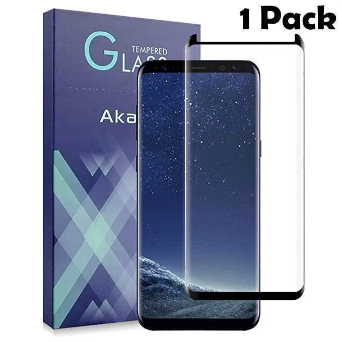 Samsung Galaxy S8 Screen Protector, AOFU Tempered Glass 3D Touch [Bubble-Free][9H Hardness][Anti-Scratch] (1Pack)