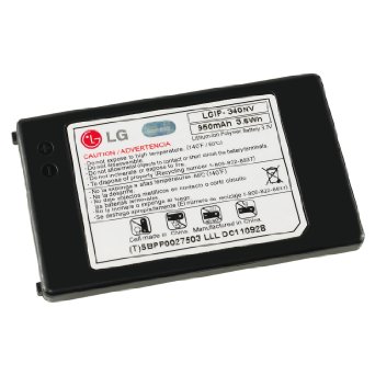 LG LGIP340NV 950mAh Original OEM Battery for the LG Cosmos VN250 and Octane VN530 - Non-Retail Packaging - Black