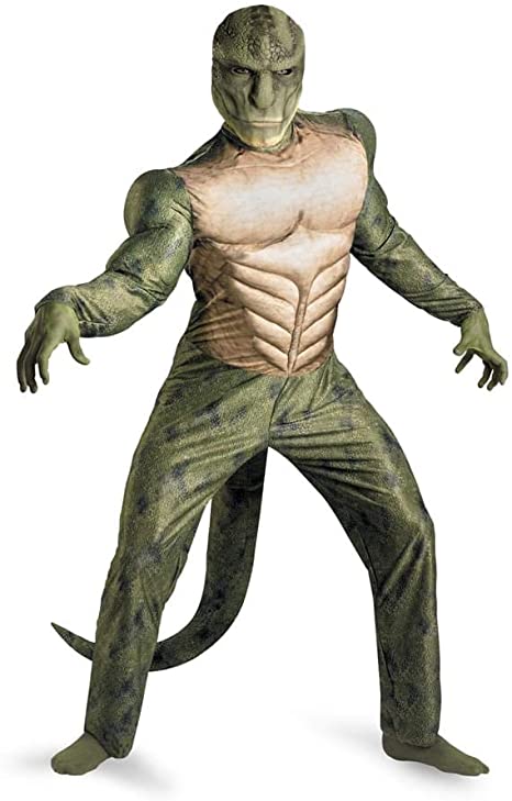 Disguise Marvel The Amazing Spider-Man 3D Movie Lizard Classic Muscle Adult Costume