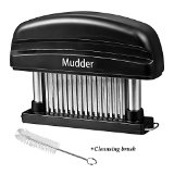 Mudder Detachable Grade 48 Stainless Steel Meat Tenderizer Kitchen Tool Black
