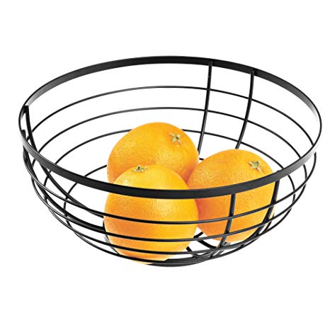 InterDesign Austin Wire Fruit Bowl for Kitchen Countertop Storage