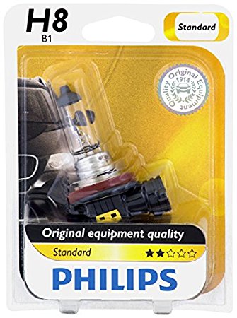 Philips H8 Standard Halogen Headlight Bulb (Pack of 1)