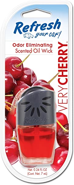 Refresh Your Car! E300875903 Scented Oil Wick, Very Cherry