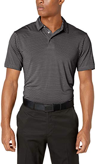 PGA TOUR Men's Short Sleeve Feeder Stripe Polo Shirt