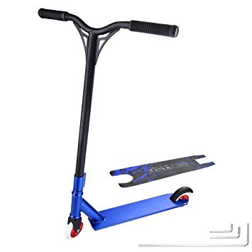 AW Professional Aluminum Freestyle Stunt Kick Scooter Tricks Skatepark BMX Handlebar for Adult Capacity 220Lbs