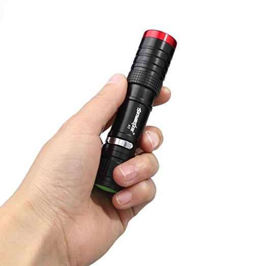 Perman 1500 Lumens CREE XML XPE LED Flashlight Torch Lamp Light Outdoor, AA Battery