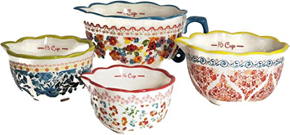 The Pioneer Woman Wildflower Whimsy Set of 4 Measuring Bowls