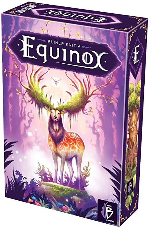 Equinox Purple Version | Family Board Game | Fun Competitive Betting Game | Strategy Game for Adults and Kids | Ages 10 and up | 2-5 Players | Average Playtime 40-60 Minutes | Made by Plan B Games