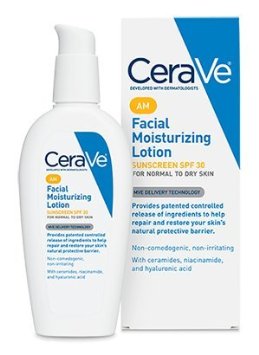 CeraVe Facial Moisturizing Lotion AM -- 3 fl oz (Pack of 2)