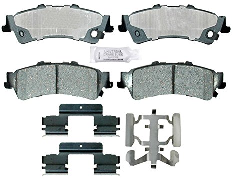 ACDelco 17D792CH Professional Ceramic Rear Disc Brake Pad Set