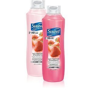 Suave Essentials Shampoo & Conditioner Set, Sun Ripened Strawberry, 30 Oz. Ea.