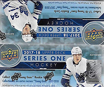 2017/18 Upper Deck NHL Hockey Series 1 Factory Sealed Unopened Retail Box