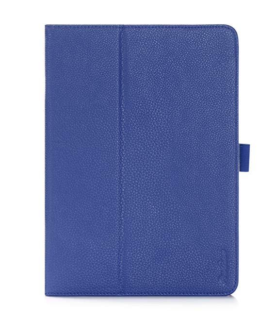 ProCase Samsung Galaxy Tab S2 9.7 Case - Stand Folio Cover Case for Galaxy Tab S2 Tablet (9.7 inch, SM-T810 T813 T815), with Hand Strap, auto Sleep/Wake (Navy Blue, Dark Blue)