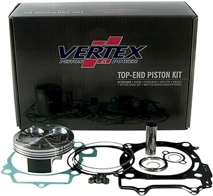 New Vertex Top End Piston Kit VTK24244B Compatible With/Replacement For Husqvarna TE 300 i 2018-2020, KTM 300 XC-W TPI 2018-2020, 300 XC-W TPI Six Days 2019