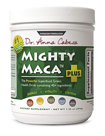 Mighty Maca Plus - Delicious, All-Natural, Organic Maca Superfoods Greens Drink, Allergen & Gluten Free, Vegan, Powder …
