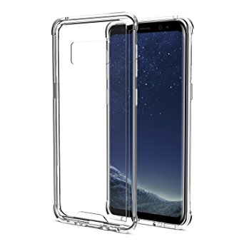 Samsung Galaxy S8 Case-OMOTON [Soft TPU Edge] [Durable Acrylic Panel] Case For Samsung Galaxy S8 (Clear)