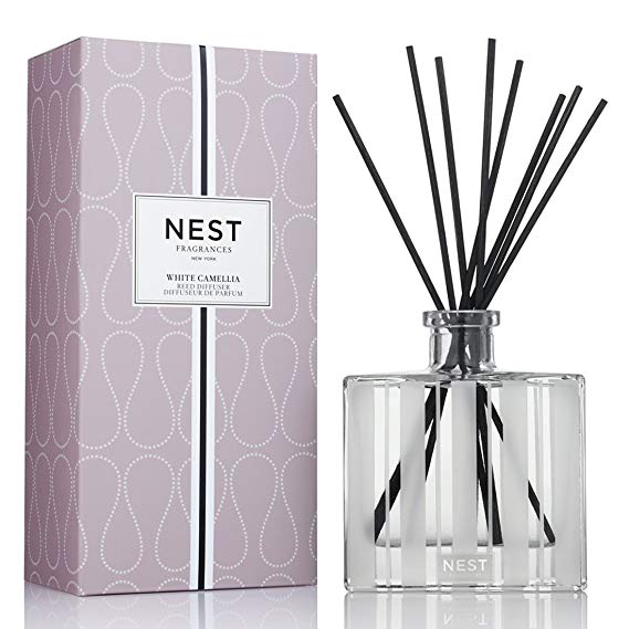 NEST Fragrances Reed Diffuser- White Camellia , 5.9 fl oz
