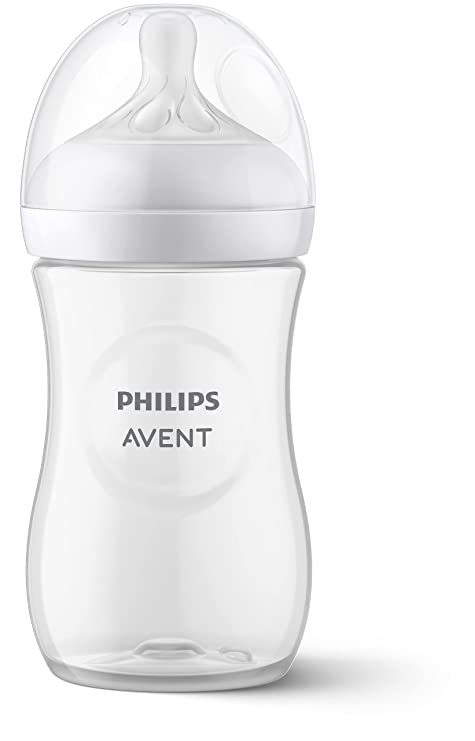 Philips AVENT Natural Baby Bottle with Natural Response Nipple, 9oz, 1pk, SCY903/01