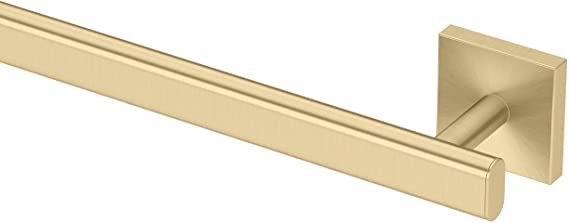 Gatco 4060 Elevate 24" Towel Bar, 24 Inch, Brushed Brass