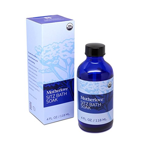 Motherlove Organic Sitz Bath Soak for Postpartum Discomfort, 4 oz Bottle