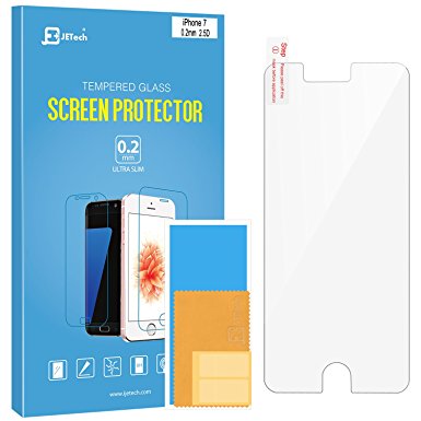 iPhone 7 Screen Protector, JETech 0.2mm Premium Tempered Glass Screen Protector for Apple iPhone 7 4.7" - 0981