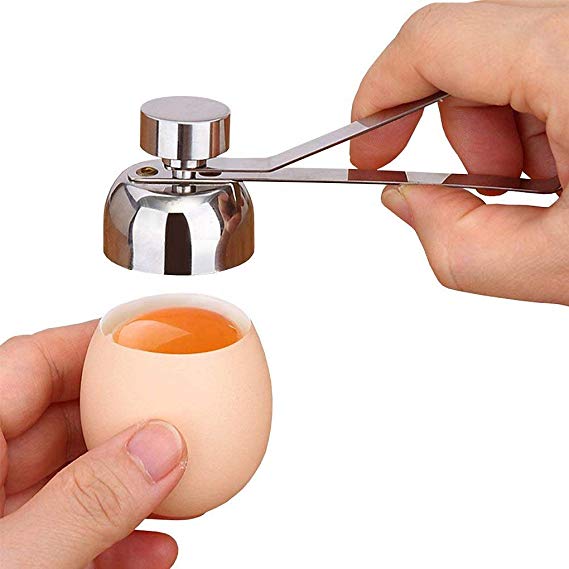 Egg Topper Eggshell Cutter Stainless Steel Egg Cracker Opener Remover
